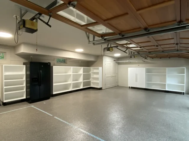 OPEN WHITE CABINETS image