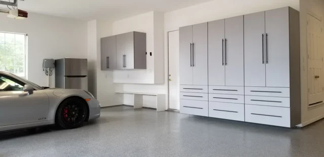 Silver with black handles image