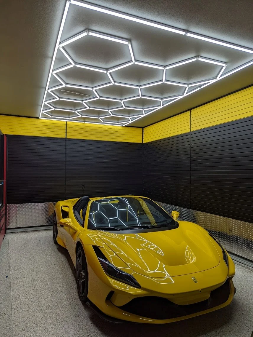 Yellow Ferrari image