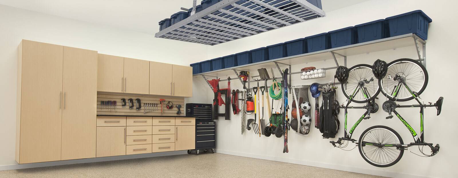 Garage Storage Dallas Flooring Cabinets Overhead Storage